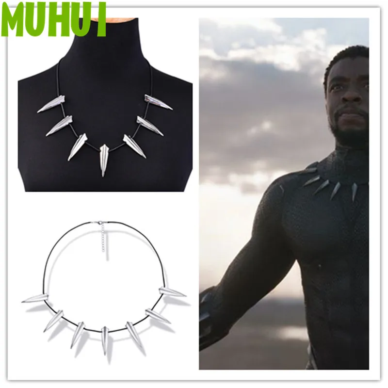 2018 Movie Souvenir Civil War Superhero Black Panther Necklace Wakanda King T'Challa Collares Collier 18503
2018 Movie Souvenir Civil War Superhero Black Panther Necklace Wakanda King T'Challa Collares Collier 18503