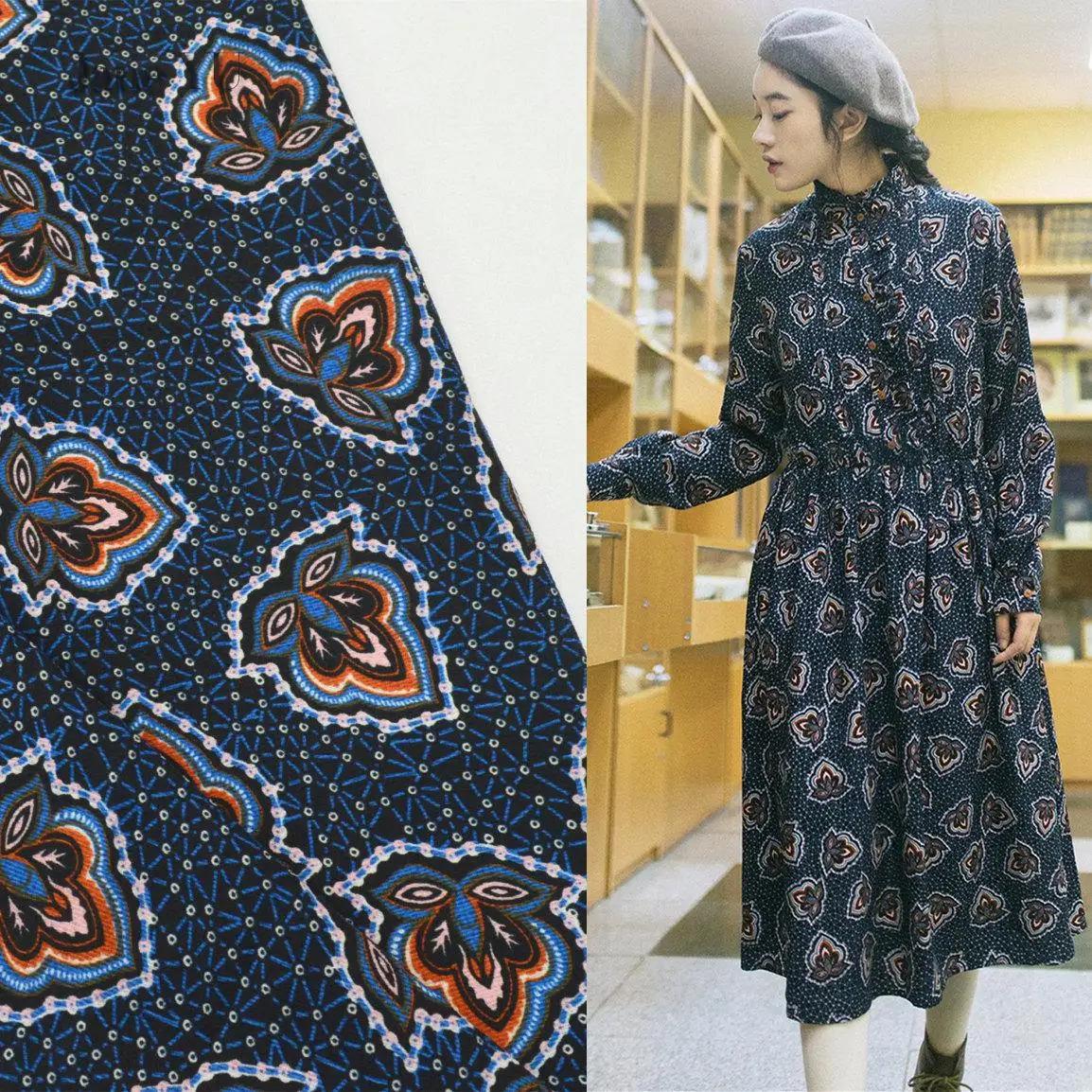 JaneYU spring And Summer New Style Of Literature And Art Retro-style Baitao Breathable Chiffon Diy Dress Fabric
JaneYU spring And Summer New Style Of Literature And Art Retro-style Baitao Breathable Chiffon Diy Dress Fabric