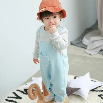 Baby clothes jumpsuit spring cotton fashion newborn sweater romper sets Fake two-piece strap pajamas boys girls full moon suits
Baby clothes jumpsuit spring cotton fashion newborn sweater romper sets Fake two-piece strap pajamas boys girls full moon suits