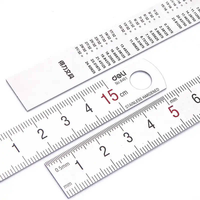 Scale Ruler Conversion Chart