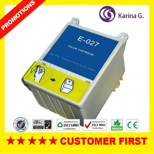 Single unit Printer Ink Cartridges T027 For EPSON Stylus Photo 830U Photo 925 Photo 935
Single unit Printer Ink Cartridges T027 For EPSON Stylus Photo 830U Photo 925 Photo 935