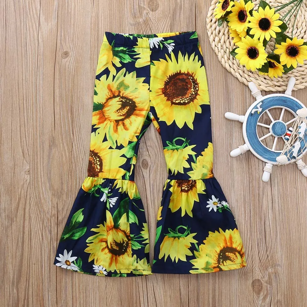 Children Kid Girls Pants Trousers Sunflower Print Bow Flare Long Pants Casual Trousers Clothes Bottoms Leggings Pants Trousers
Children Kid Girls Pants Trousers Sunflower Print Bow Flare Long Pants Casual Trousers Clothes Bottoms Leggings Pants Trousers