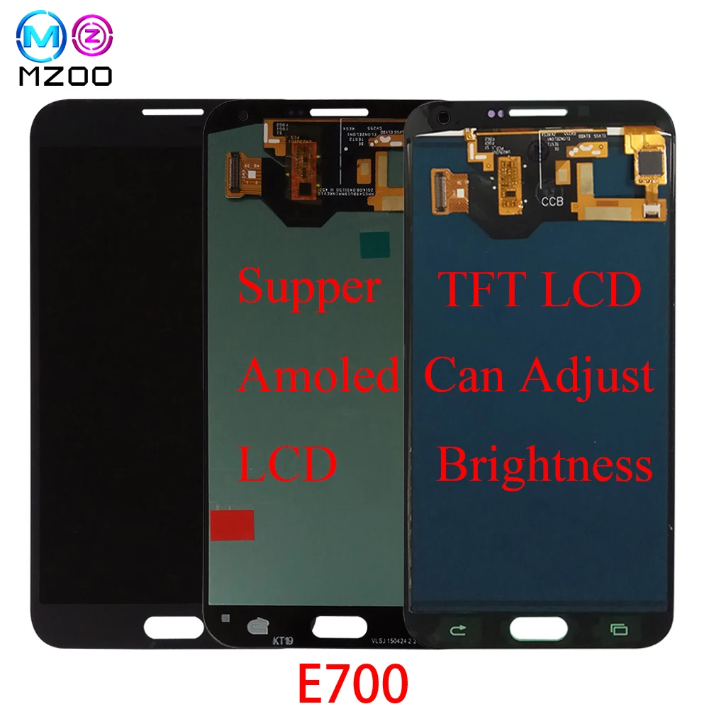 5.5" Super AMOLED LCD For Samsung Galaxy E7 E700 E7000 E7009 E700F E700H E700M LCD Display Touch Screen Digitizer Assembly Parts
5.5" Super AMOLED LCD For Samsung Galaxy E7 E700 E7000 E7009 E700F E700H E700M LCD Display Touch Screen Digitizer Assembly Parts
