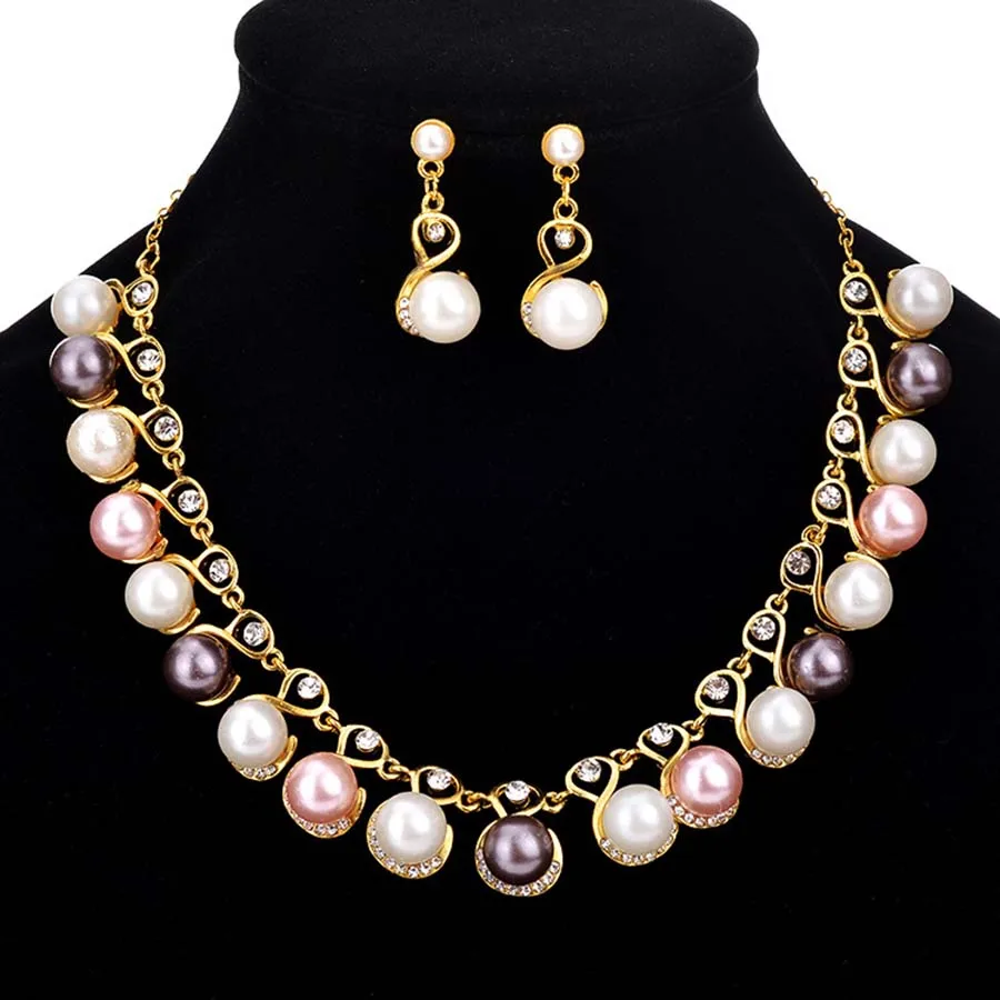 Baroque Pearl Jewelry Sets Necklace Earrings Pearl Sets For Women Party Jewelry Wedding Jewlery Anniversary Gift for Lover Set
Baroque Pearl Jewelry Sets Necklace Earrings Pearl Sets For Women Party Jewelry Wedding Jewlery Anniversary Gift for Lover Set