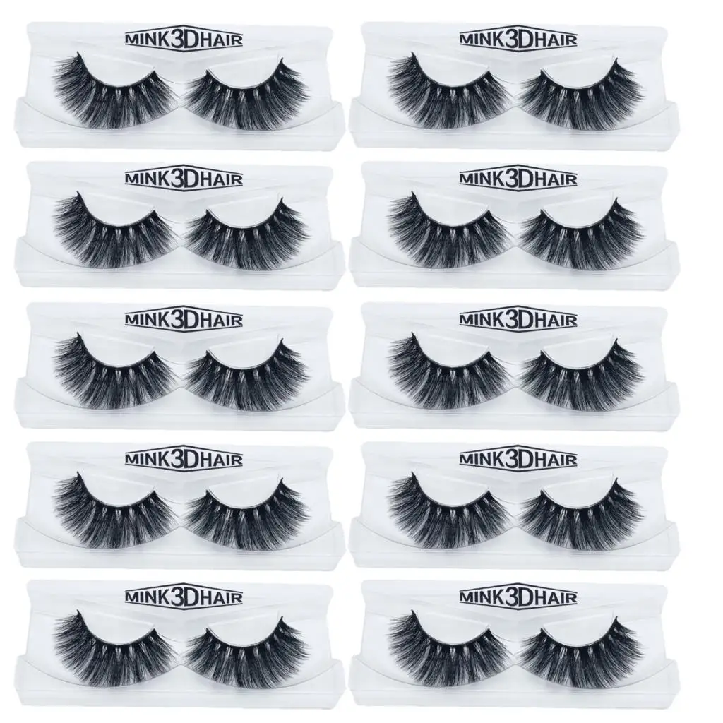 10Pairs/lot 3D Mink Lashes Luxury Hand Made Mink Eyelashes Medium Volume Cruelty Free Mink False Eyelashes Upper Lashes 
10Pairs/lot 3D Mink Lashes Luxury Hand Made Mink Eyelashes Medium Volume Cruelty Free Mink False Eyelashes Upper Lashes