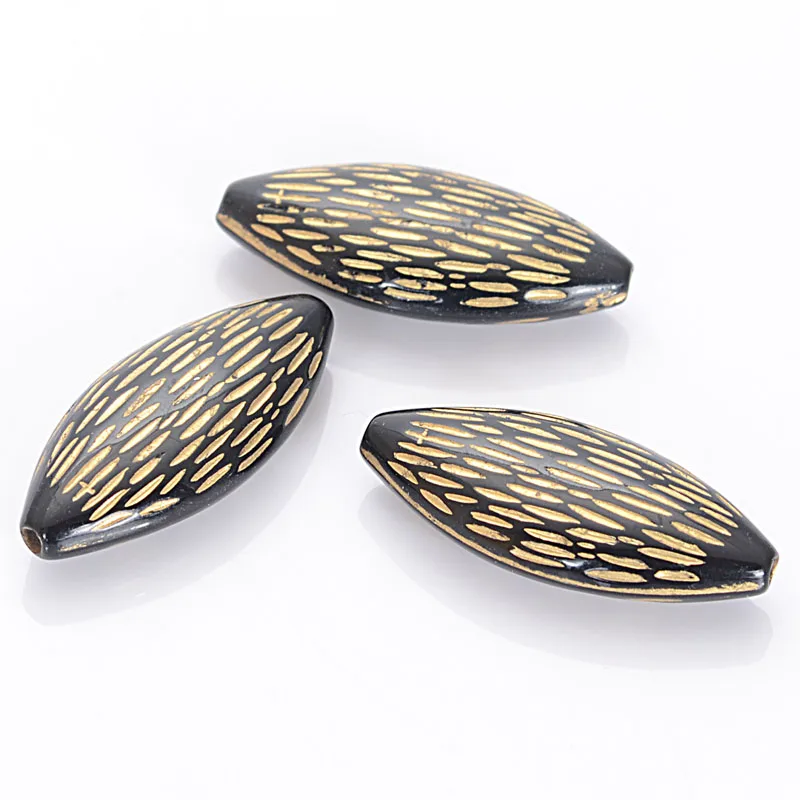 Miasol 50Pcs 27x12x6.5 MM Stripped Rhombus Acrylic Antique Design Beads For Women Diy Bracelet Bangle Jewelry Making Accessories
Miasol 50Pcs 27x12x6.5 MM Stripped Rhombus Acrylic Antique Design Beads For Women Diy Bracelet Bangle Jewelry Making Accessories