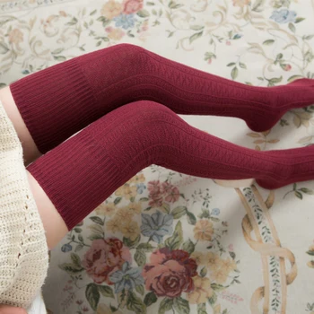 Fashion Women Braided Flowers Over Knee Socks Warm Long Boot Knitting Thigh-High Solid Students Extended Stockings
Fashion Women Braided Flowers Over Knee Socks Warm Long Boot Knitting Thigh-High Solid Students Extended Stockings