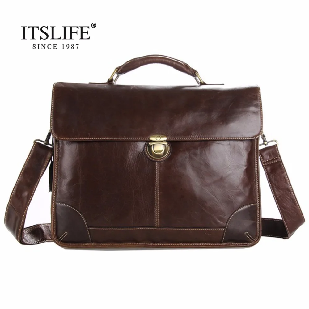 Free shipping Hot Sale 100% Genuine Leather Men's Portfolio Business Bag Briefcase Laptop Bag Messenger Bag Handbag #7091Q
Free shipping Hot Sale 100% Genuine Leather Men's Portfolio Business Bag Briefcase Laptop Bag Messenger Bag Handbag #7091Q