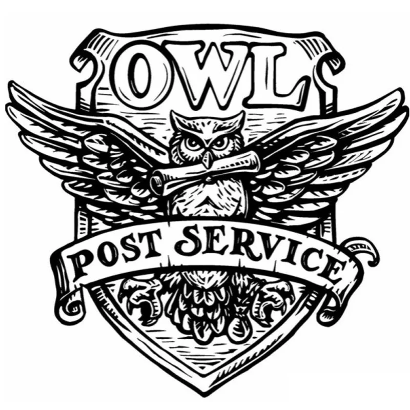 

1 PCS Harry Potter Owl Poster Stamp DIY Toy Self Inking Photosensitive Seal Without Handle Funny Planner Scrapbooking Stamps