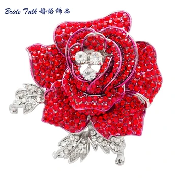 2.1" Beautiful Rhinestone Fashion Jewelry Rose Bud Rhinestone Crystal Brooch Pin Free shipping FB1077 (More Colors)
2.1" Beautiful Rhinestone Fashion Jewelry Rose Bud Rhinestone Crystal Brooch Pin Free shipping FB1077 (More Colors)