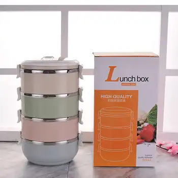1/2/3/4 layers Portable Stainless Steel Thermal Lunch Box For Kids Office Leakproof Food Warmer Container Spoon Carrier Picnic
1/2/3/4 layers Portable Stainless Steel Thermal Lunch Box For Kids Office Leakproof Food Warmer Container Spoon Carrier Picnic