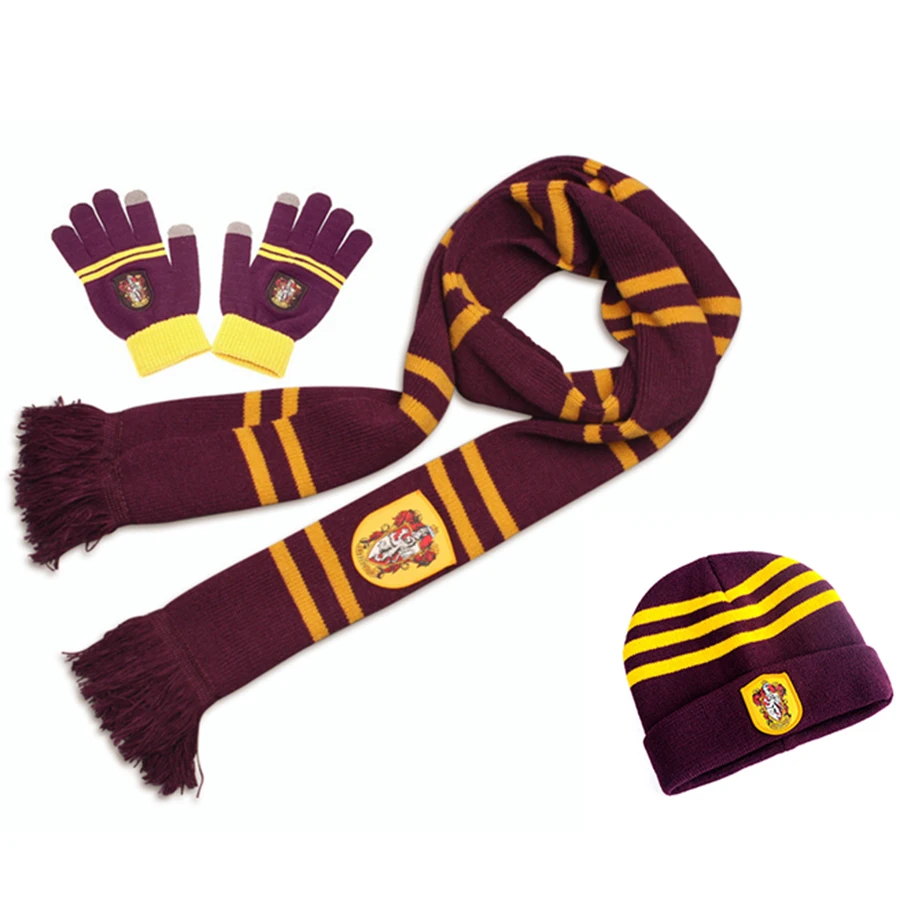 Harri Potter Scarves Hat Touch Gloves Gryffindor/Slytherin/Hufflepuff/Ravenclaw Scarves Hat Touch Gloves Hermione Malfoy Scarf
Harri Potter Scarves Hat Touch Gloves Gryffindor/Slytherin/Hufflepuff/Ravenclaw Scarves Hat Touch Gloves Hermione Malfoy Scarf