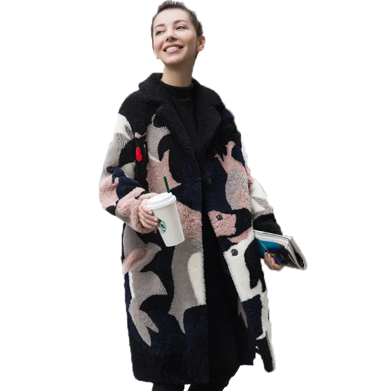 New Autumn Winter Jacket Women Clothes Real Fur Coat Wool Jacket Vintage Lambswool Coats Double-faced Fur Tops Z606
New Autumn Winter Jacket Women Clothes Real Fur Coat Wool Jacket Vintage Lambswool Coats Double-faced Fur Tops Z606