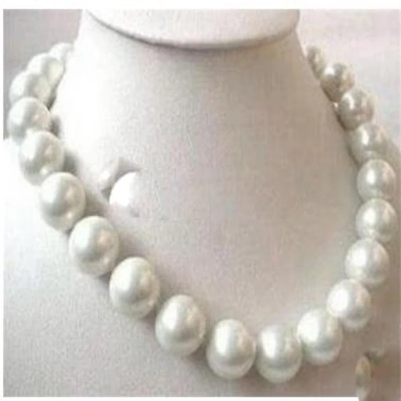 Jxryxrth'' 2019 New Arrival Free shopping! BIG 14mm White sea south shell pearl necklace 18 INCH N003
Jxryxrth'' 2019 New Arrival Free shopping! BIG 14mm White sea south shell pearl necklace 18 INCH N003