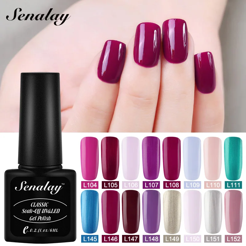 SENALAY UV Gel Nail Polish Set For Manicure Base Top Coat Gel Varnishes Nail Art Lamp Lacquers Semi Permanent Nail Polish Primer
SENALAY UV Gel Nail Polish Set For Manicure Base Top Coat Gel Varnishes Nail Art Lamp Lacquers Semi Permanent Nail Polish Primer
