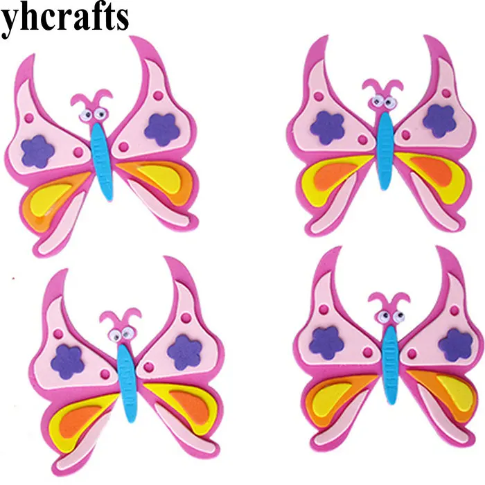 4PCS/LOT Pink butterfly Lobster ladybug Bird Crab Fish Mermaid Snail EVA foam shape without stickers Easter crafts Kindergarten
4PCS/LOT Pink butterfly Lobster ladybug Bird Crab Fish Mermaid Snail EVA foam shape without stickers Easter crafts Kindergarten