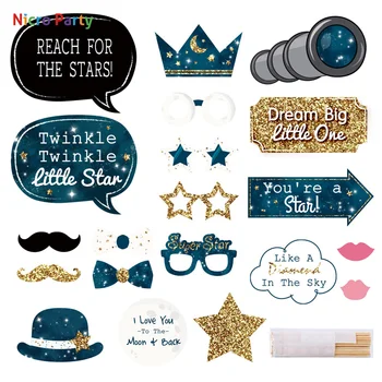 Nicro Astronaut Photo Booth Props Birthday Party Telescope Gold Glitter Stars Moustache Photobooth Props Decoration #Set73
Nicro Astronaut Photo Booth Props Birthday Party Telescope Gold Glitter Stars Moustache Photobooth Props Decoration #Set73
