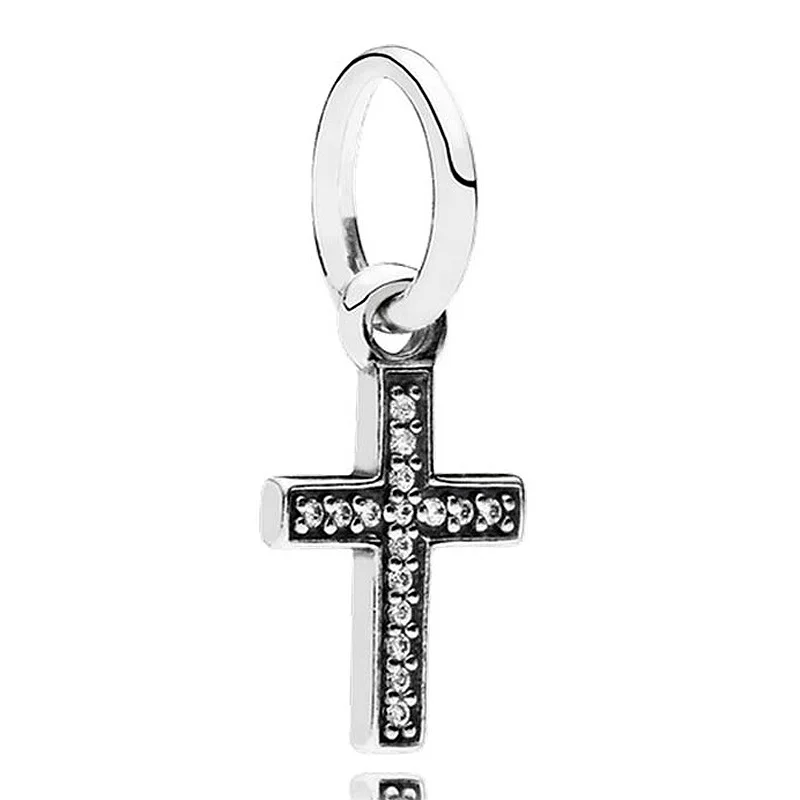 Authentic 925 Sterling Silver Symbol Of Faith With Crystal Cross Pendant Bead Charm Fit Pandora Bracelet Bangle DIY Jewelry
Authentic 925 Sterling Silver Symbol Of Faith With Crystal Cross Pendant Bead Charm Fit Pandora Bracelet Bangle DIY Jewelry