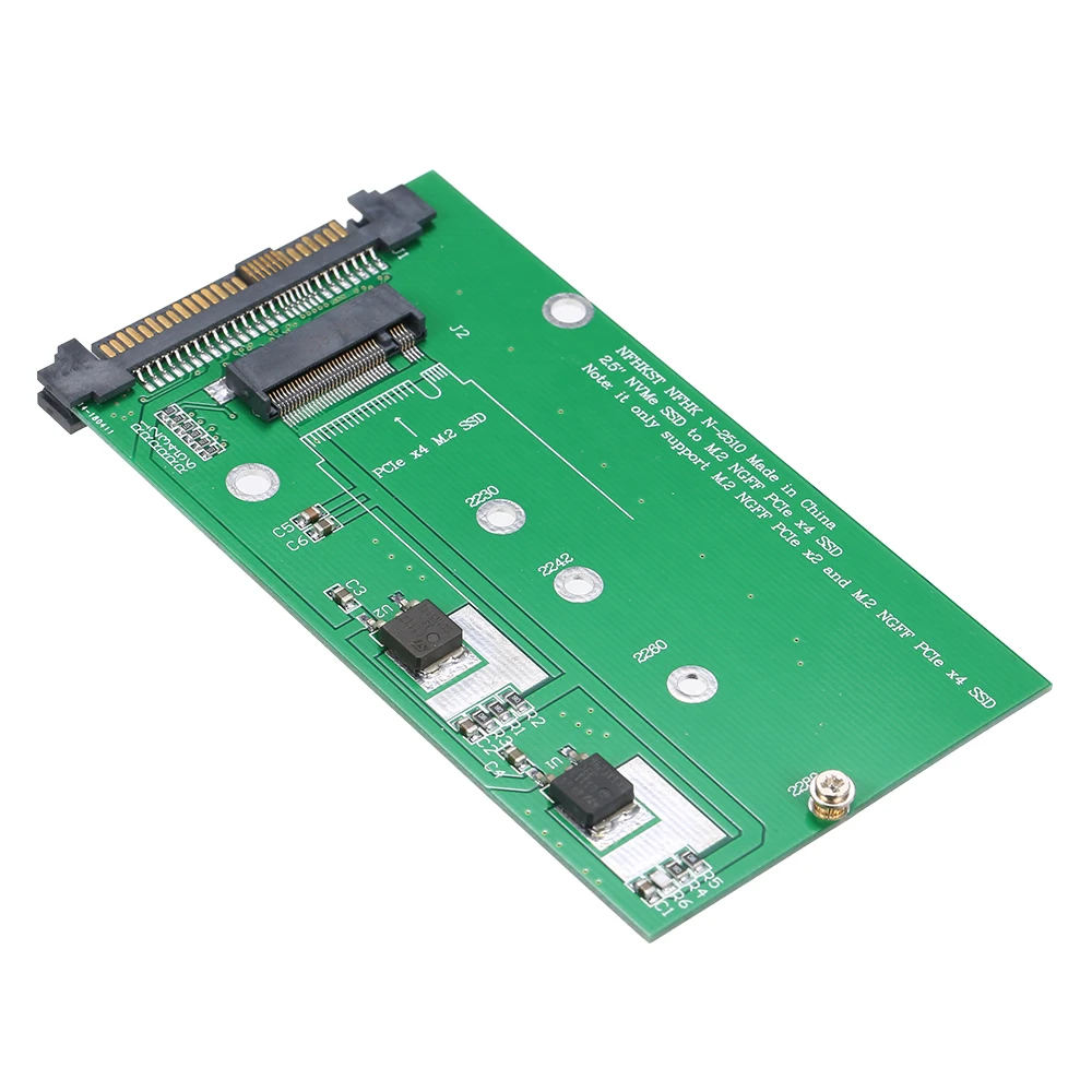 PCI-E 4X интерфейс и SATA питания NVME к NGFF M-KEY адаптер карта U.2 M.2 конвертер | Компьютеры