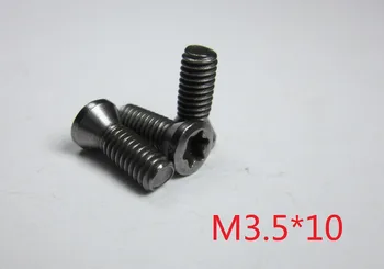 100pcs M3.5*10mm Insert Hexagon Torx Screw for Replaces Carbide Inserts CNC machine Lathe M3.5 x 10mm accessories blade cutter
100pcs M3.5*10mm Insert Hexagon Torx Screw for Replaces Carbide Inserts CNC machine Lathe M3.5 x 10mm accessories blade cutter