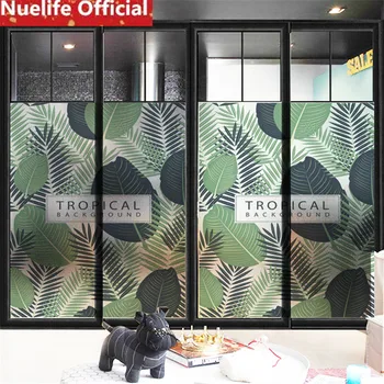 50x200cm tropical plant patterns frosted glass film opaque office bathroom kids room shop kindergarten window film N3
50x200cm tropical plant patterns frosted glass film opaque office bathroom kids room shop kindergarten window film N3