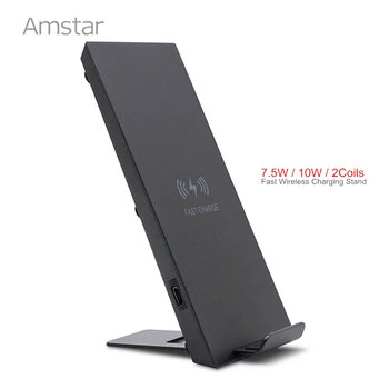 Amstar Qi Wireless Charger for iPhone XS Max XR X Dual Coils 10W Fast Wireless Charging Pad for Samsung Galaxy S10 S9 S8 Note9 8
Amstar Qi Wireless Charger for iPhone XS Max XR X Dual Coils 10W Fast Wireless Charging Pad for Samsung Galaxy S10 S9 S8 Note9 8