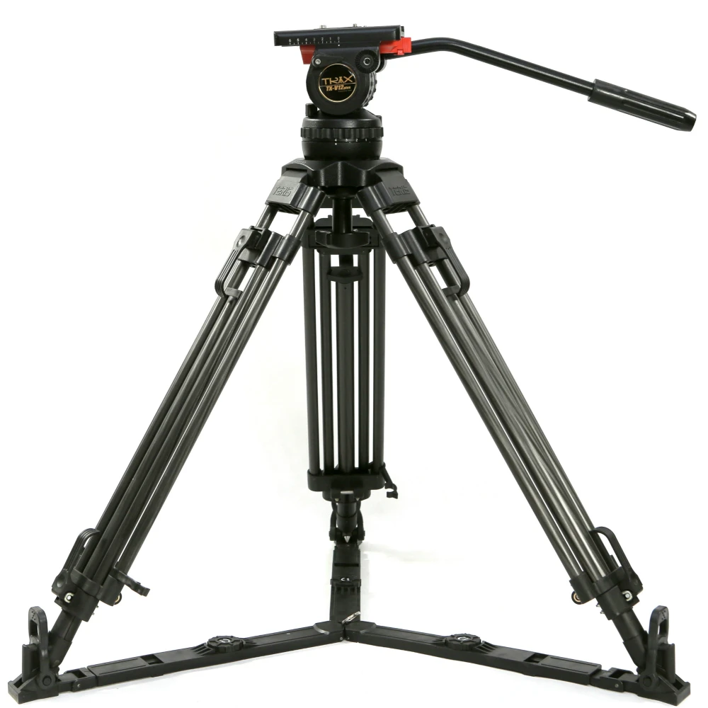 TERIS TRIX TX-V12T Plus Professional Carbon Fiber Tripod Video Camera Tripod w/ Fluid Head Load 12KG for TILTA Rig Red Scarlet
TERIS TRIX TX-V12T Plus Professional Carbon Fiber Tripod Video Camera Tripod w/ Fluid Head Load 12KG for TILTA Rig Red Scarlet