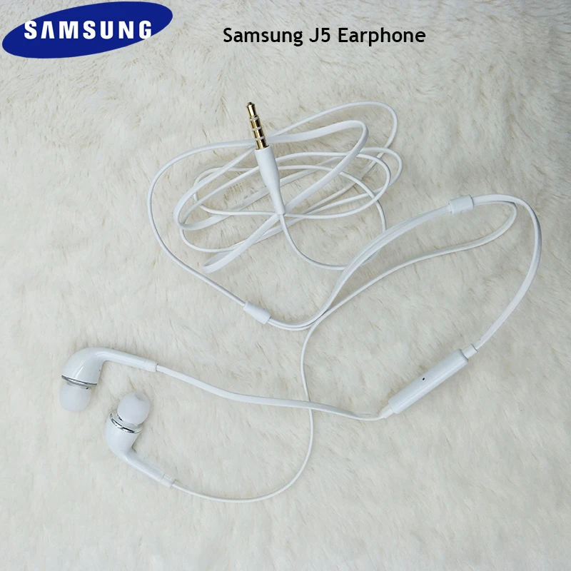 

100% Original Samsung J5 3.5MM In-Ear Earphone Headsets Wired Earpiece With Microphone For Galaxy M20 M10 A10 A20 Smartphones