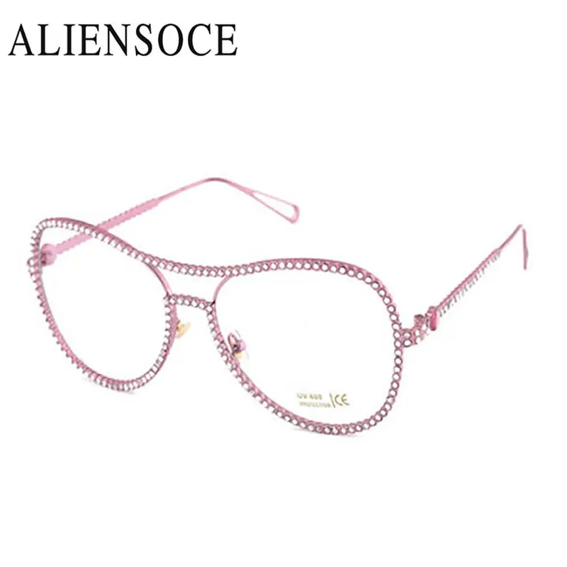 ALIENSOCE Vintage Glasses Women Brand Designer Retro Large Frame Rhinestone Eyeglasses Optical Eyewear Anti-fatigue Glasses
ALIENSOCE Vintage Glasses Women Brand Designer Retro Large Frame Rhinestone Eyeglasses Optical Eyewear Anti-fatigue Glasses