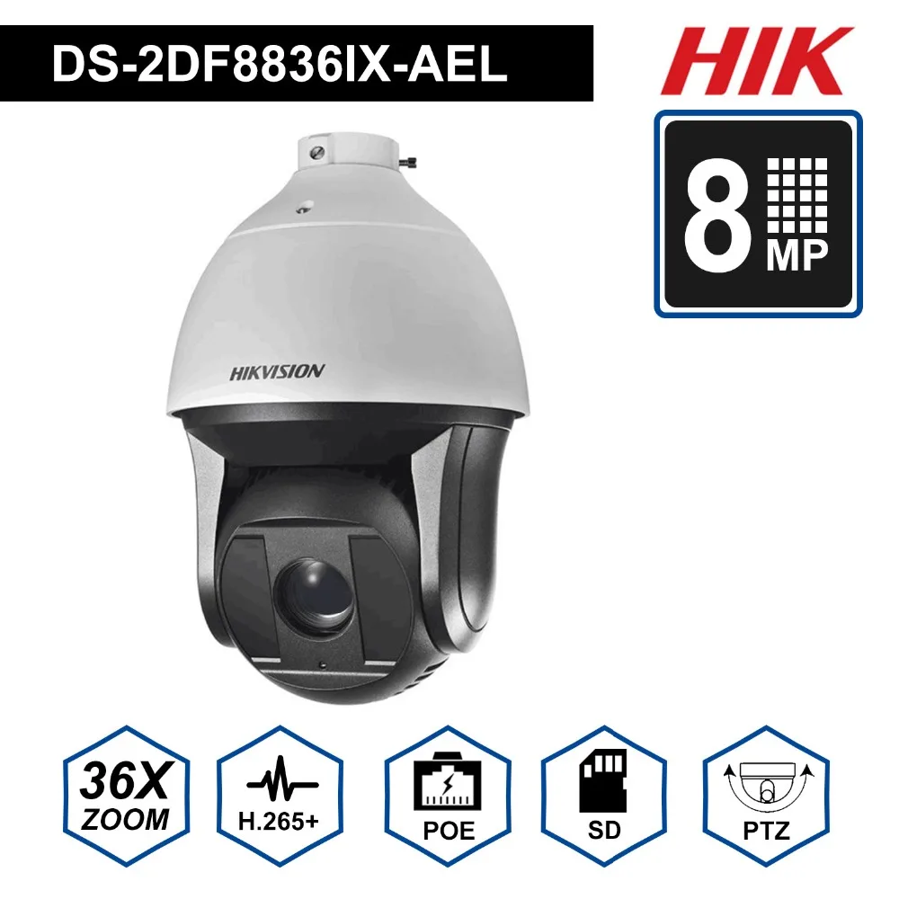 Hik Super HD Pan & Tile 360 Degree Video Surveillance Camera DS-2DF8836IX-AEL 8MP 7.5-270mm 36X Zoom IR PTZ IP Camera POE
Hik Super HD Pan & Tile 360 Degree Video Surveillance Camera DS-2DF8836IX-AEL 8MP 7.5-270mm 36X Zoom IR PTZ IP Camera POE