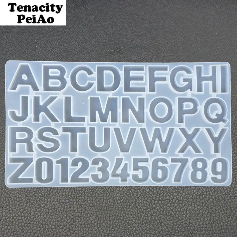 DIY Crystal Epoxy Resin Alphanumeric Mold 26 Letter Mold Pendants Jewelry Making Tools
DIY Crystal Epoxy Resin Alphanumeric Mold 26 Letter Mold Pendants Jewelry Making Tools
