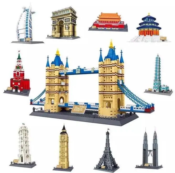 

World Classic landmark Notre-Dame Cathedral Model Building Blocks Toys Gift for Children Bricks Compatible with Lepin