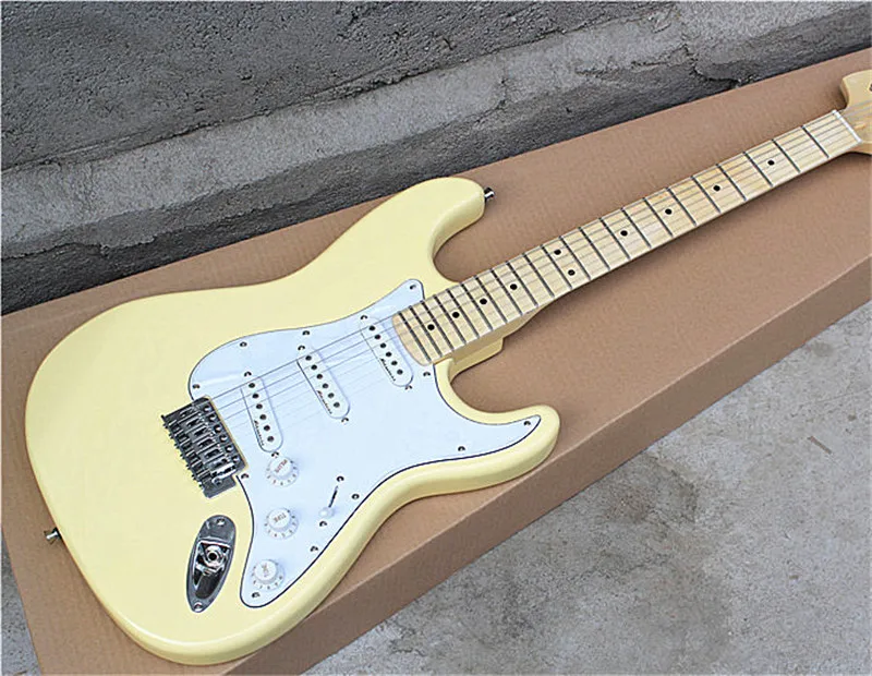 2018 New Arrival Electric Guitars deep Maple fretboard guitar Creamy Yngwie Malmsteen offer customized
2018 New Arrival Electric Guitars deep Maple fretboard guitar Creamy Yngwie Malmsteen offer customized