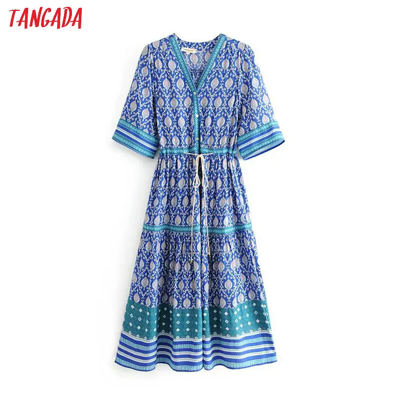 Tangada women paisley printed holiday dress short sleeve V-neck tassels slash 2019 vintage ladies maxi long dress vestidos 5D37
Tangada women paisley printed holiday dress short sleeve V-neck tassels slash 2019 vintage ladies maxi long dress vestidos 5D37