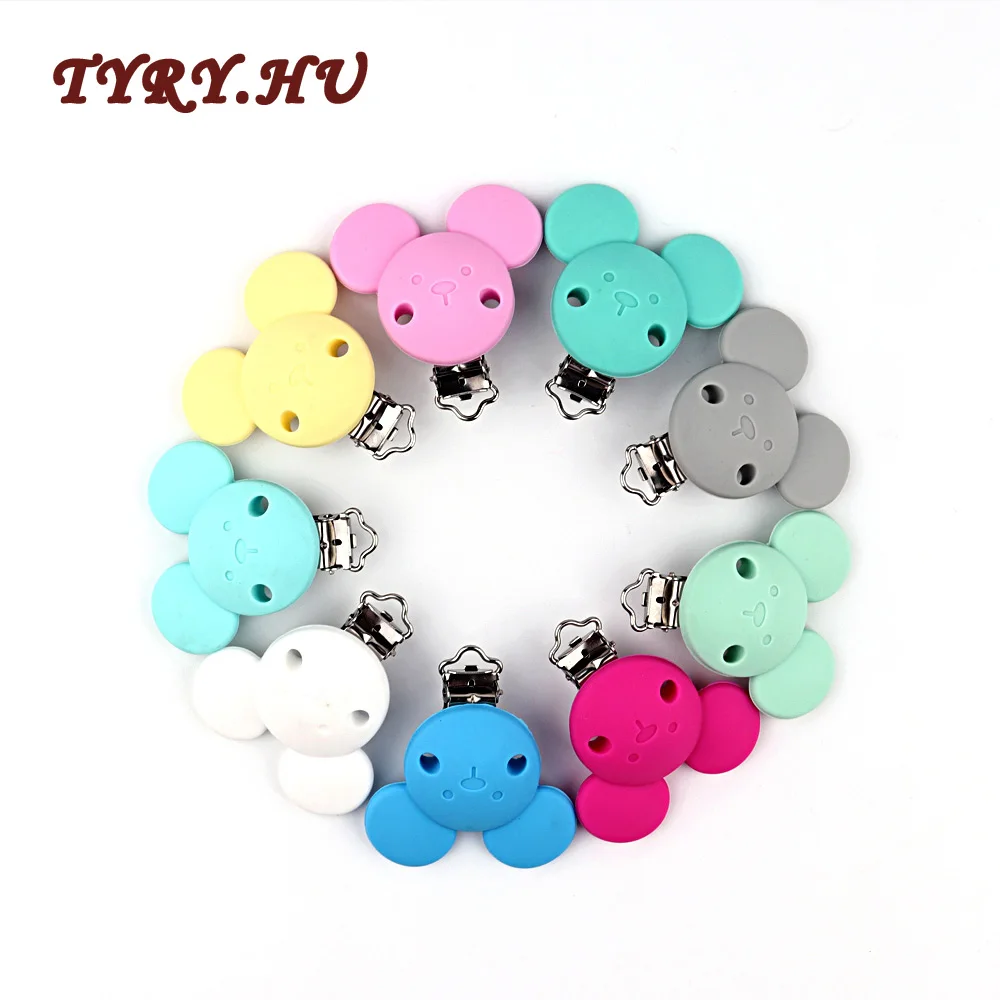 10pcs BPA Free Silicone Dummy Teether Pacifier Chain Clips DIY Baby Mouse Animal Soother Nursing Toy Accessories Gifts
10pcs BPA Free Silicone Dummy Teether Pacifier Chain Clips DIY Baby Mouse Animal Soother Nursing Toy Accessories Gifts