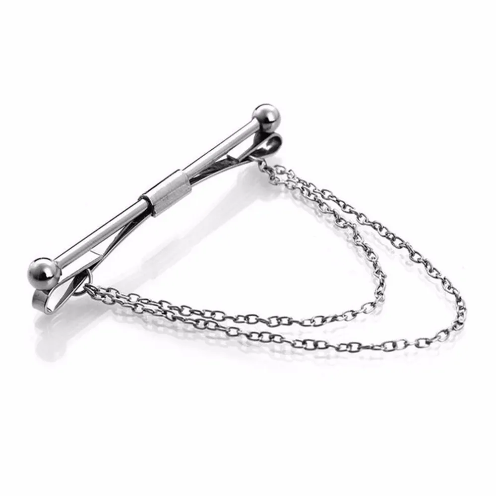Men Shirt Collar Tie Clip Plain Metal Stainless Pin Clip Chain Tie Brooch Necktie Silver
Men Shirt Collar Tie Clip Plain Metal Stainless Pin Clip Chain Tie Brooch Necktie Silver