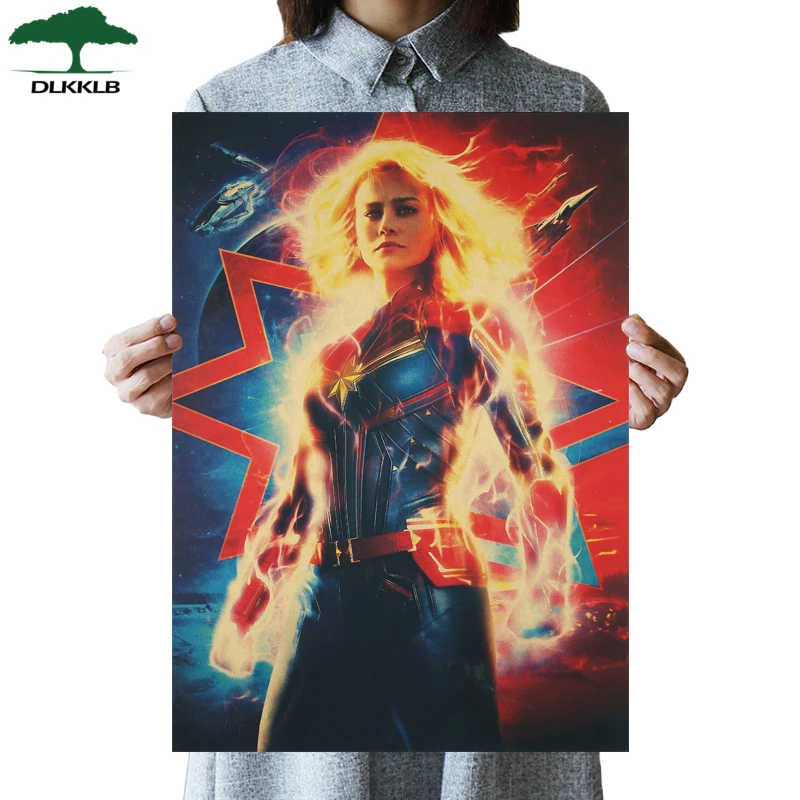 DLKKLB The Avengers Vintage Kraft Poster Captain Marvel Classic Movie Wall Sticker 51x36cm Bar Cafe Home Decorating Painting
DLKKLB The Avengers Vintage Kraft Poster Captain Marvel Classic Movie Wall Sticker 51x36cm Bar Cafe Home Decorating Painting