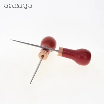 Awls One thousand wooden handle awl through single gourd manual accounting office appliances stitch bookbinding tools
Awls One thousand wooden handle awl through single gourd manual accounting office appliances stitch bookbinding tools