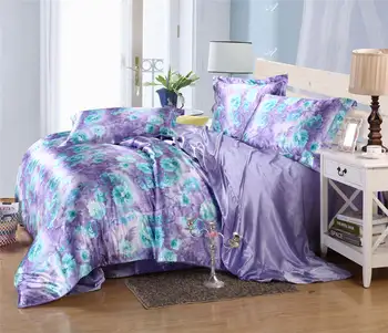 satin silk bedding set comforter duvet covers bedspread twin full queen king size bedroom decor purple blue flower Chinese style
satin silk bedding set comforter duvet covers bedspread twin full queen king size bedroom decor purple blue flower Chinese style
