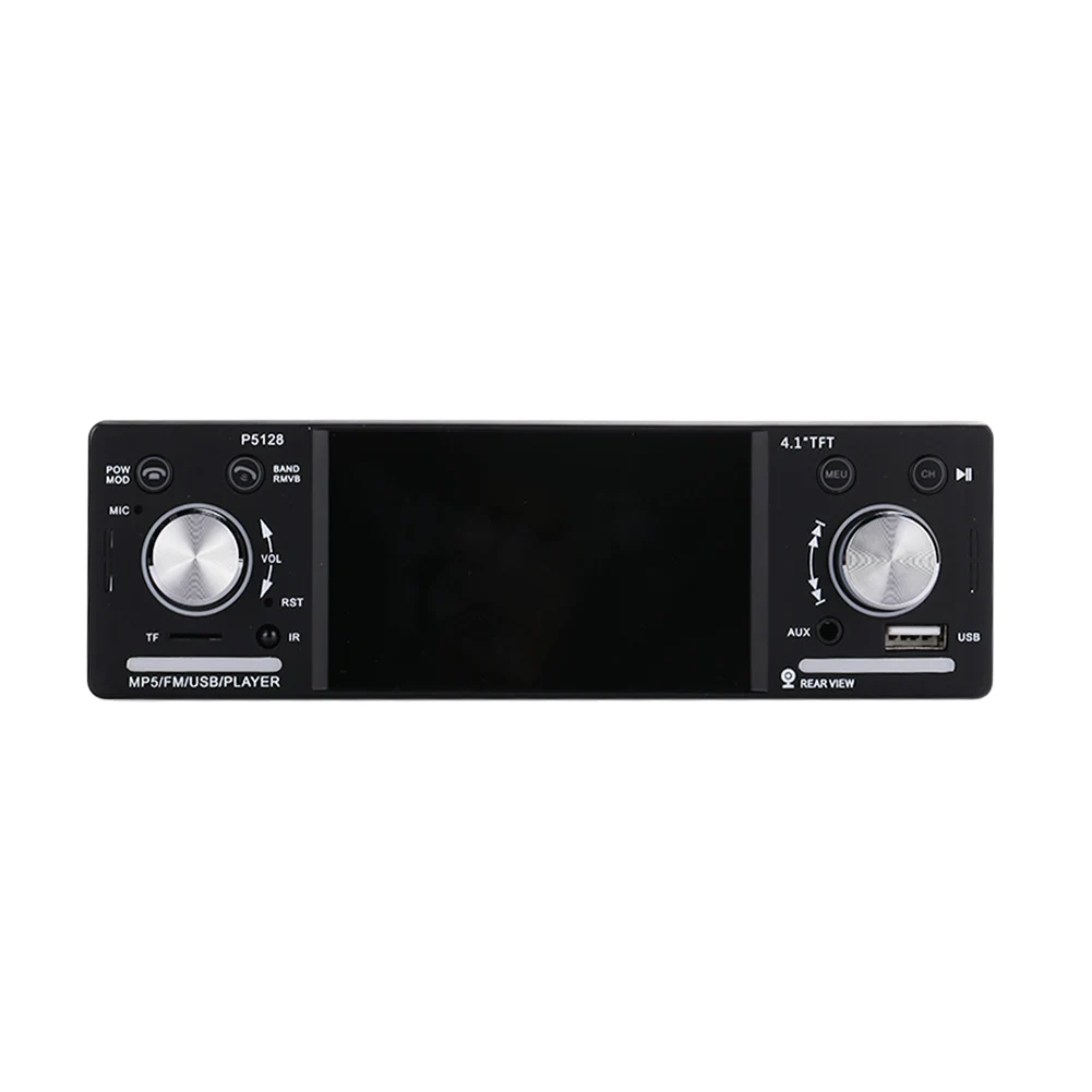 P5128 4.1 Inch Multi-Function Smart MP5 Player Car MP5 Car Video Player Rear View Camera Stereoscopic Sound Effect
P5128 4.1 Inch Multi-Function Smart MP5 Player Car MP5 Car Video Player Rear View Camera Stereoscopic Sound Effect