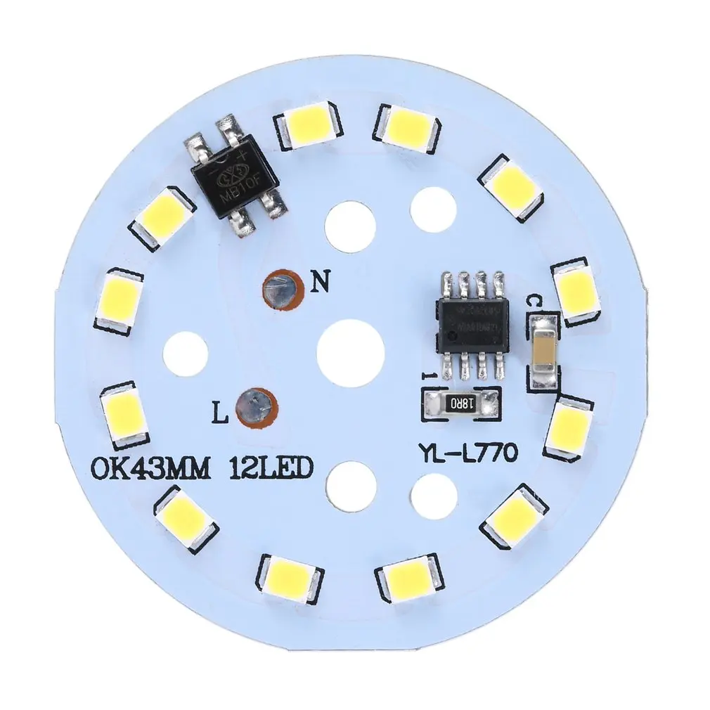 3W/5W/7W/9W 31-60mm Pure White LED SMD 2835 Light Downlight Aluminum Base Plate AC Free Drive LED Chip Module Aluminum Board
3W/5W/7W/9W 31-60mm Pure White LED SMD 2835 Light Downlight Aluminum Base Plate AC Free Drive LED Chip Module Aluminum Board