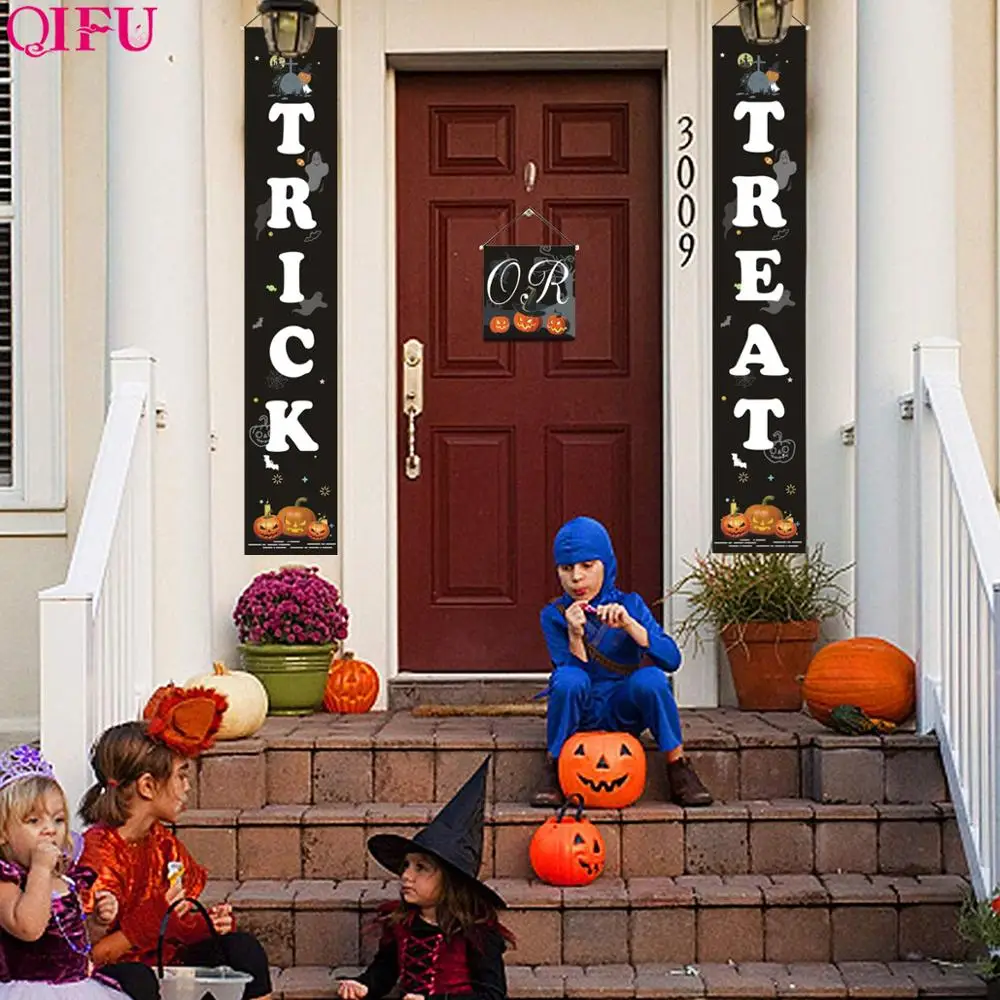 QIFU Trick Or Treat Door Curtain Halloween Party Decorations Halloween Lights Banner Horror Decor Halloween Costume Accessories
QIFU Trick Or Treat Door Curtain Halloween Party Decorations Halloween Lights Banner Horror Decor Halloween Costume Accessories
