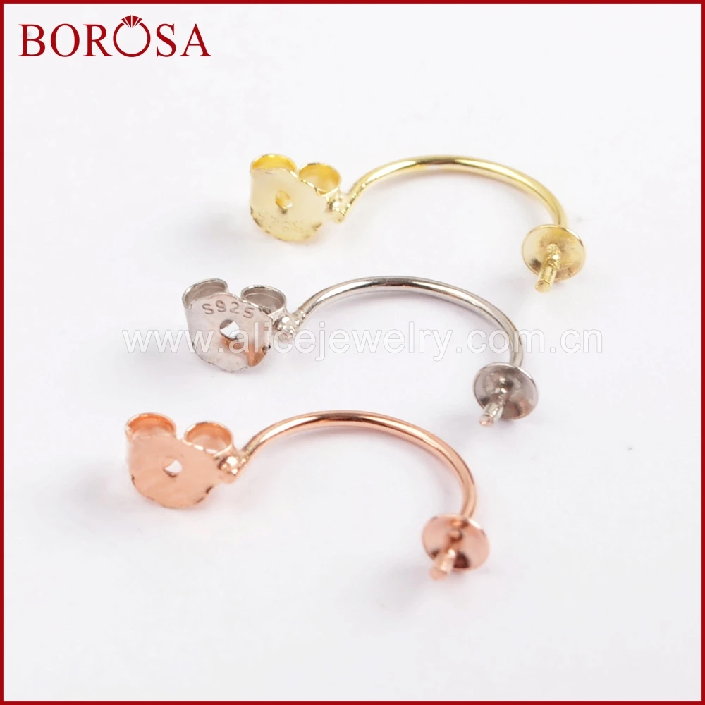 Серьги BOROSA из чистого серебра 92.5% пробы с золотым/розовым золотом 20 пар, металлические серьги с булавкой для изготовления ювелирных изделий PJ152
Серьги BOROSA из чистого серебра 92.5% пробы с золотым/розовым золотом 20 пар, металлические серьги с булавкой для изготовления ювелирных изделий PJ152