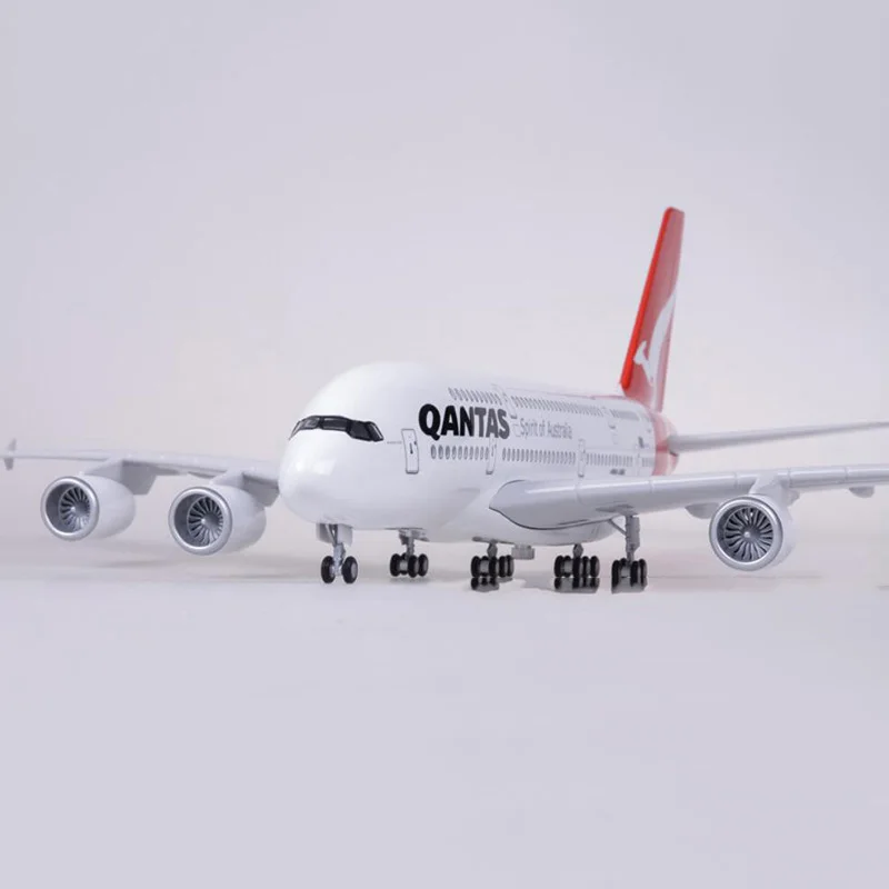 

Модель самолета A380 QANTAS, модель самолета из искусственной смолы, 1/160 см, масштаб 50,5, для коллекционирования подарков