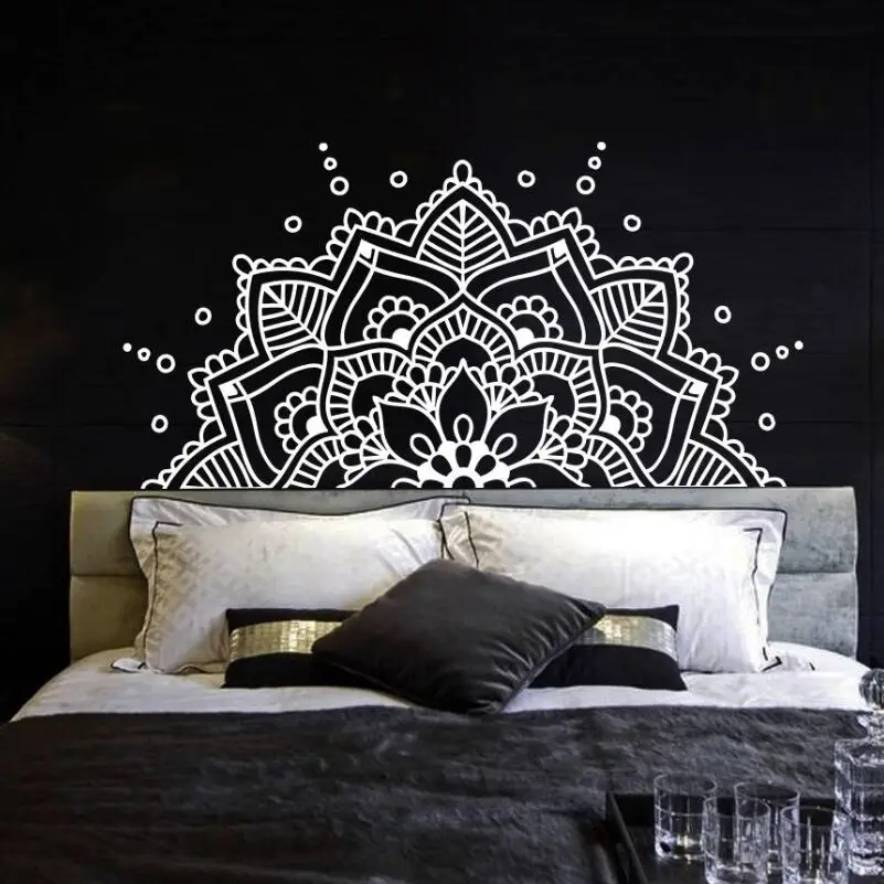 Bedroom Headboard Boho Bohemian Decor Half Mandala Wall Decal Yoga Studio Namaste Ornament Mandala Vinyl Wall Sticker AY1435
Bedroom Headboard Boho Bohemian Decor Half Mandala Wall Decal Yoga Studio Namaste Ornament Mandala Vinyl Wall Sticker AY1435