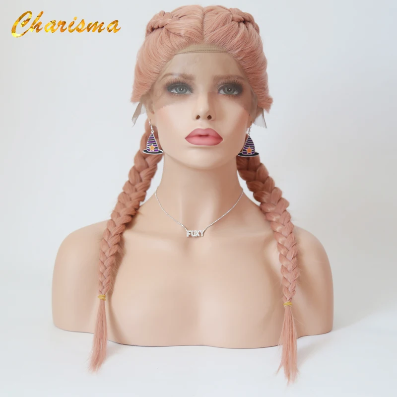 Natural 2x Twist Braids Black Orange Hair Color Long Synthetic Lace Front Wigs With Baby Hair Natural Hairline Combs Inside
Natural 2x Twist Braids Black Orange Hair Color Long Synthetic Lace Front Wigs With Baby Hair Natural Hairline Combs Inside