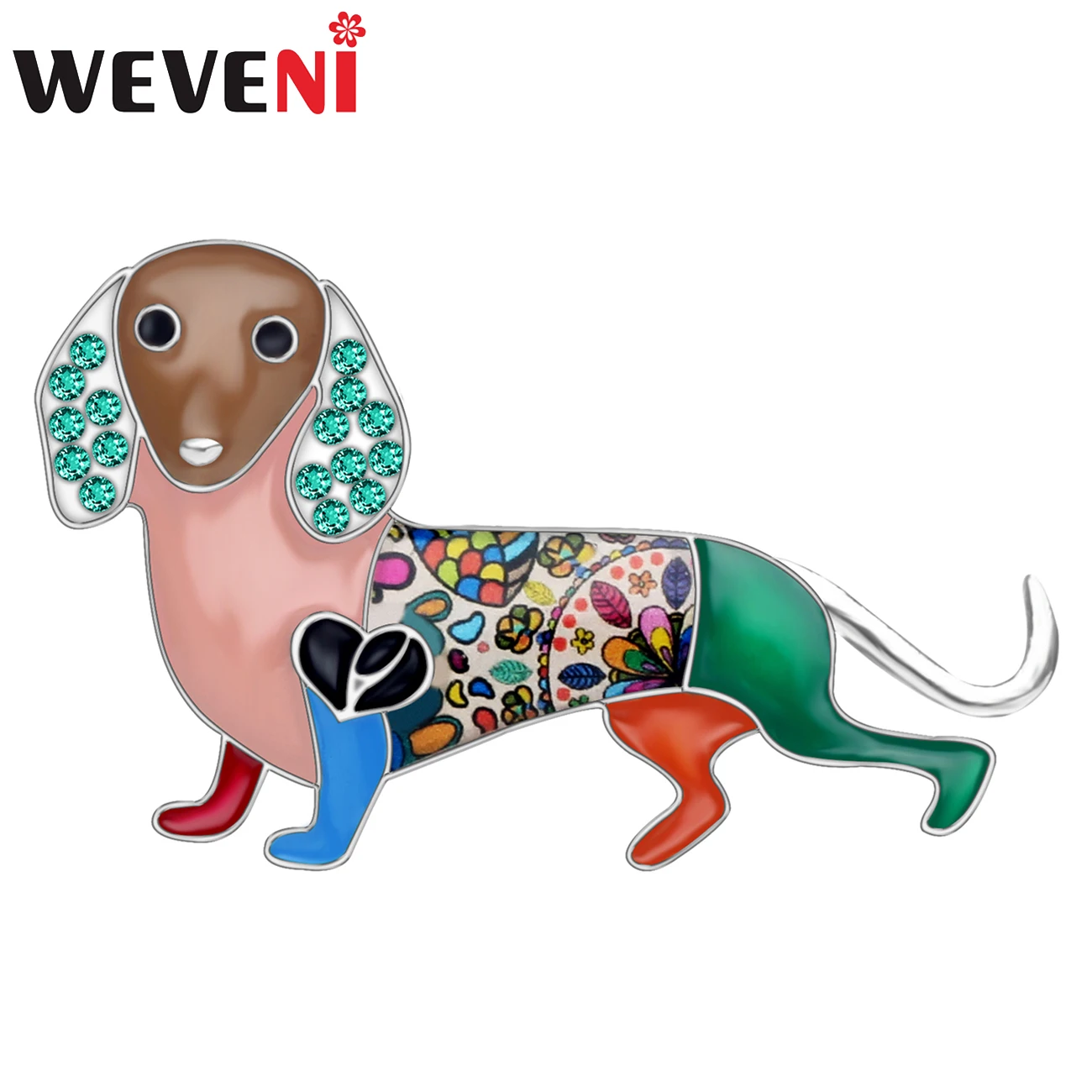 WEVENI Enamel Alloy Rhinestone Dachshund Dog Brooches Fashion Animal Pets Jewelry Pin For Women Girls Gift Scarf Decorations New
WEVENI Enamel Alloy Rhinestone Dachshund Dog Brooches Fashion Animal Pets Jewelry Pin For Women Girls Gift Scarf Decorations New