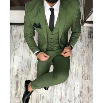 2017 Latest Coat Pant Designs Green Men Suit Slim Fit Skinny 3 Pieces Tuxedo wedding Groom mens suits Terno smoking Masculino
2017 Latest Coat Pant Designs Green Men Suit Slim Fit Skinny 3 Pieces Tuxedo wedding Groom mens suits Terno smoking Masculino
