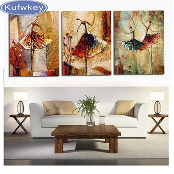 5D DIY Diamond Painting Cross Stitch ballet girl Diamond Embroidery Patterns Rhinestone Handmade girl Room decoration triptych 
5D DIY Diamond Painting Cross Stitch ballet girl Diamond Embroidery Patterns Rhinestone Handmade girl Room decoration triptych