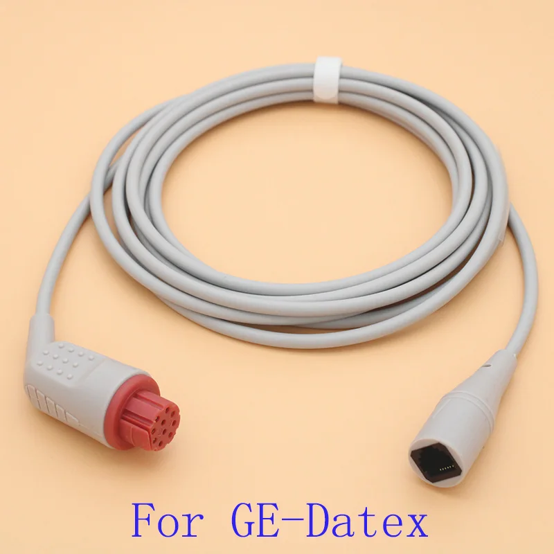 Compatible with GE-Datex monitor,Medex/Abbott/Smith IBP sensor trunk cable and disposable pressure transducer,10pin IBP cable.
Compatible with GE-Datex monitor,Medex/Abbott/Smith IBP sensor trunk cable and disposable pressure transducer,10pin IBP cable.